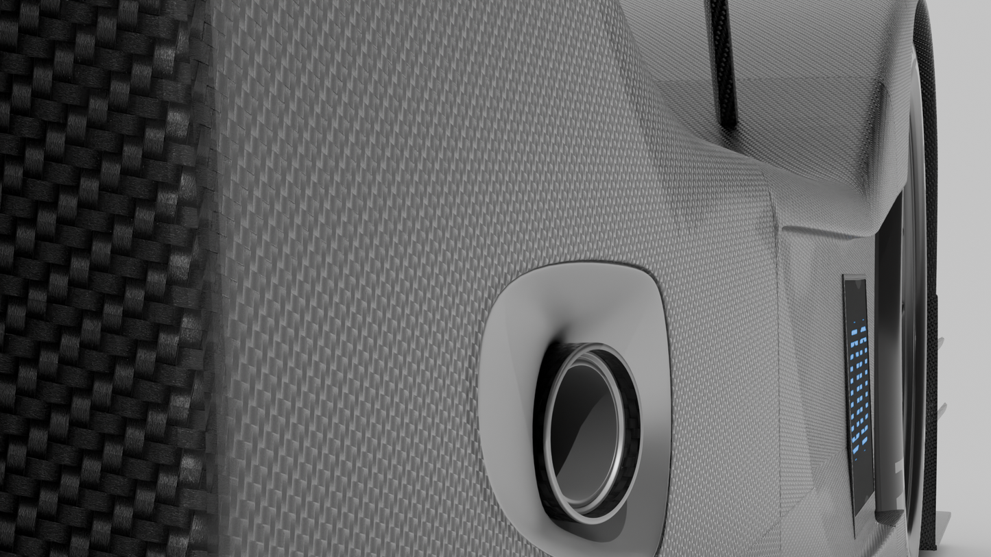 Carbon Fiber Blender Texture