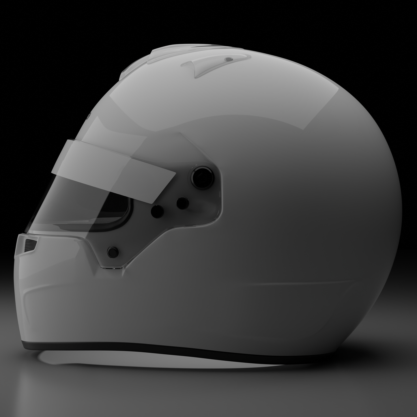 RS7 Kart Helmet Blender Model