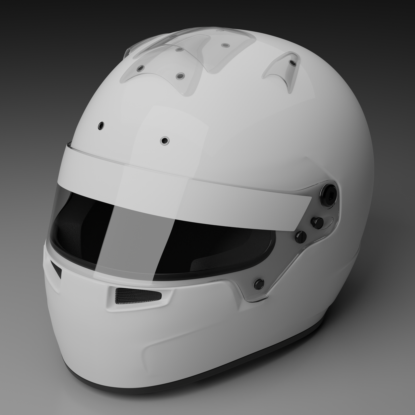RS7 Kart Helmet Blender Model
